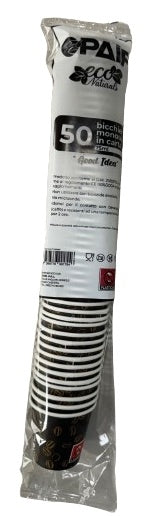 PAIF BICCHIERI CAFFE' CARTA 75ML 50PZ MIX