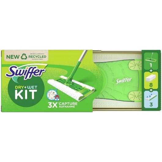 SWIFFER KIT 8 PANNI + 3 WET