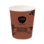 CLENDY BICC.CARTA 50PZ 75ML CAFFE'