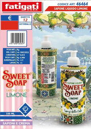 SWEET SOAP SAPONE LIQUIDO 500ML LIMONE SWEET