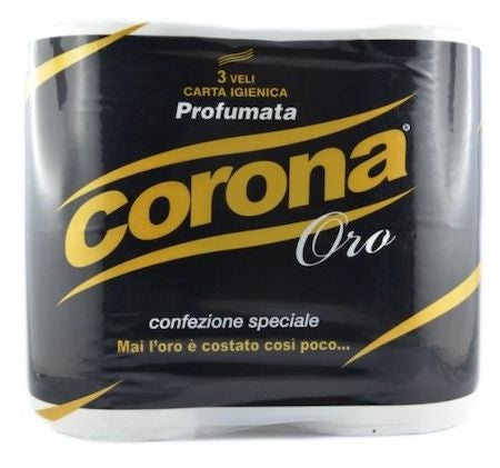 CORONA ORO CARTA IGIENICA 4 ROTOLI