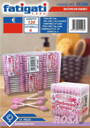 COTTON FIOCC BABY IGIENICI 55PZ ROSA