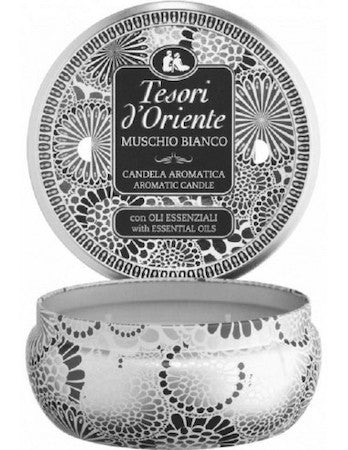 TES.ORIENTE CANDELA 200GR MUSCHIO BIANCO