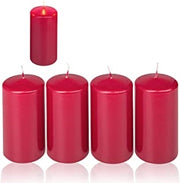 NATALE CANDELE ROSSE 3PZ 25CM 43153