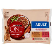 PURINA ONE MINI POLLO E CAROTE 4X85G