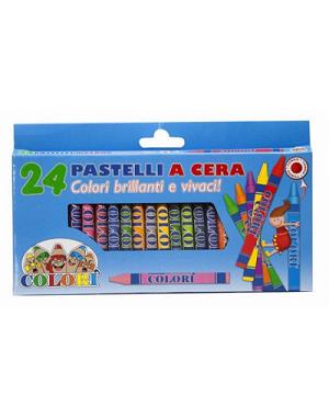 COLORI PASTELLI CERA 24PZ