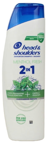 H&S NEW SHAMPOO 250ML 2IN1 MENTOLO