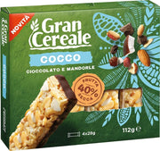 GRAN CEREALE BARRETTA T4 COCCO 112G