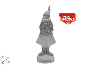 NATALE BABBO 31CM BIANCO C/GHIRLANDA 2ESSE