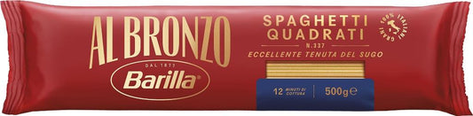 BARILLA BRONZO 337 SPAGHETTI QUADRATI 500G