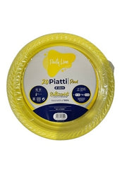 PARTYLINE PIATTI FRUTTA 25PZ RIUT.GIALLO