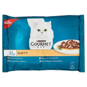 PURINA GOURMET PERLE DUETTI MANZO E POLLO 4X85G
