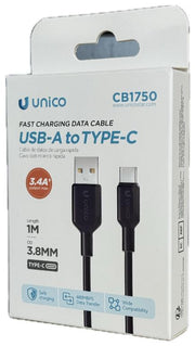 UNI CAVO DI RICARICA/DATI USB-TYPE C 1M CB1750
