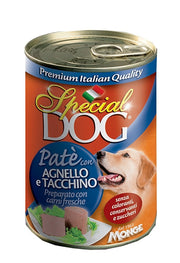 MONGE SPECIAL DOG PATE AGNELLO E TACCHINO 400G