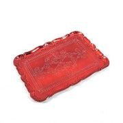 NATALE VASSOIO FOGLIA ROSSO 86997 MERCURY