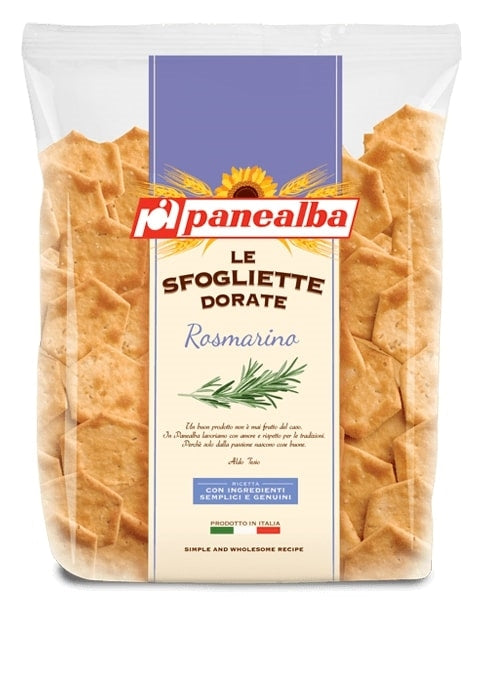 PANEALBA SFOGLIETTE DORATE ROSMARINO 180G