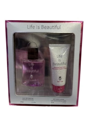 GIFT BOX 2PZ PROFUMO+CREMA LIFE IS BEAUTIFUL