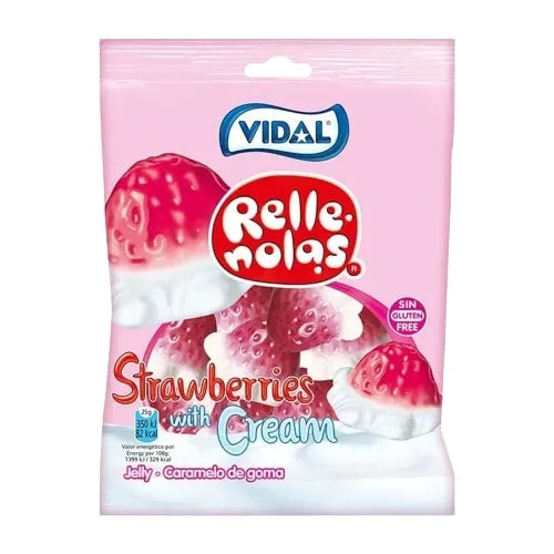 VIDAL STRAWBERRIES CREAM 85G