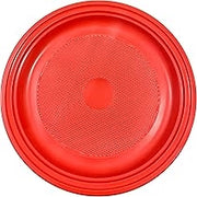 BELLE FESTE PIATTI PIANI ROSSI RIUT.15PZ