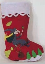 NATALE CALZA BEFANA 37CM AC-14618 E.NATALE