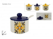 BARATTOLO CERAMICA C/CUCCHIAIO 69351