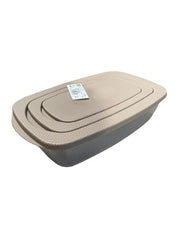 TRIS FRIGO POSITANO RETTANGOLARE BRONZO