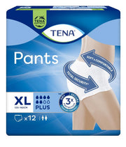 TENA PANTS PROTECT PLUS XL X12