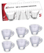 TAZZINE VETRO LINEE VERTICALI 90ML KASAVIVA