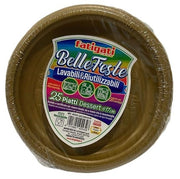 PIATTI DESSERT 25PZ ORO RIUT.BELL