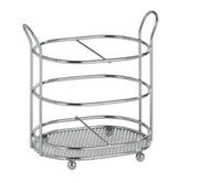 P.POSATE OVALE SLIM 15X9X15 CROMATO