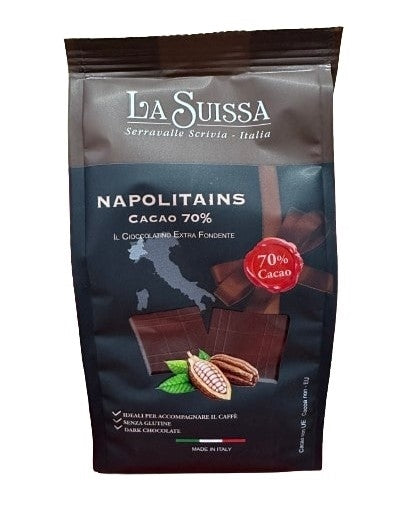 LA SUISSA NAPOLITAINS FONDENTE 70% 150G