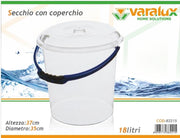 VARALUX SECCHIO C/COP.18LT TRASP. 82215