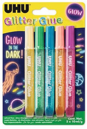 UHU GLITTER GLUE 5PZ DARK