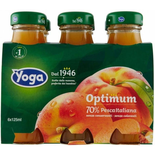 YOGA OPTIMUM SUCCO VETRO PESCA ITALIANA T6 750ML