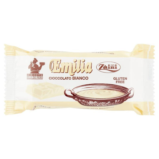 ZAINI CIOCCOLATO EMILIA BLOCCO BIANCO 200G