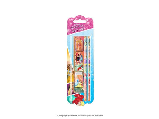 DISNEY SET CANCELLERIA 5PZ PRINCESS