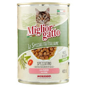 MIGLIOR GATTO SPEZZATINO SUINO 405G